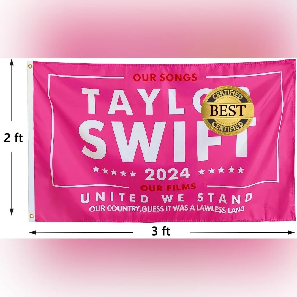Pink Taylor Swift 2024 Party Banner
